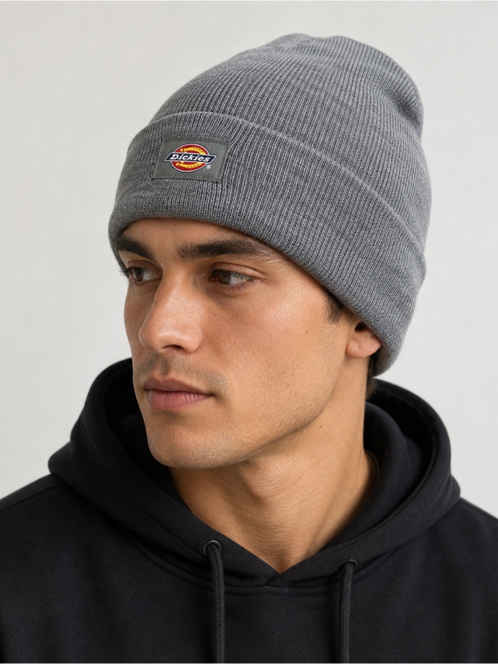 New Dickies Men’s Cuffed Beanie Warm Knit Cap Gray One Size
